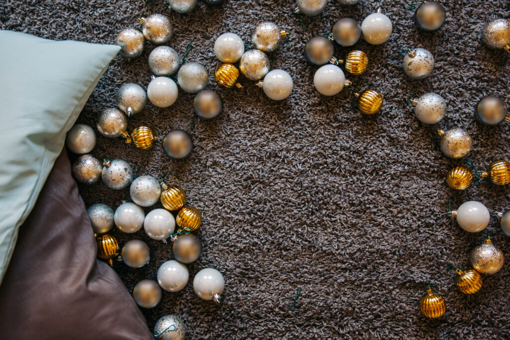 beaded christmas ornaments