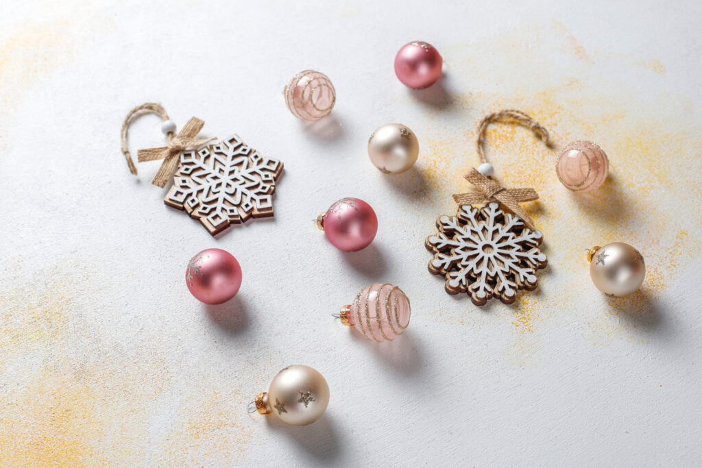beaded christmas ornaments
